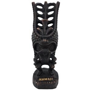 KC Hawaii‎ Long Life Tiki Figure 1998 Vintage Polynesian Decor Statue